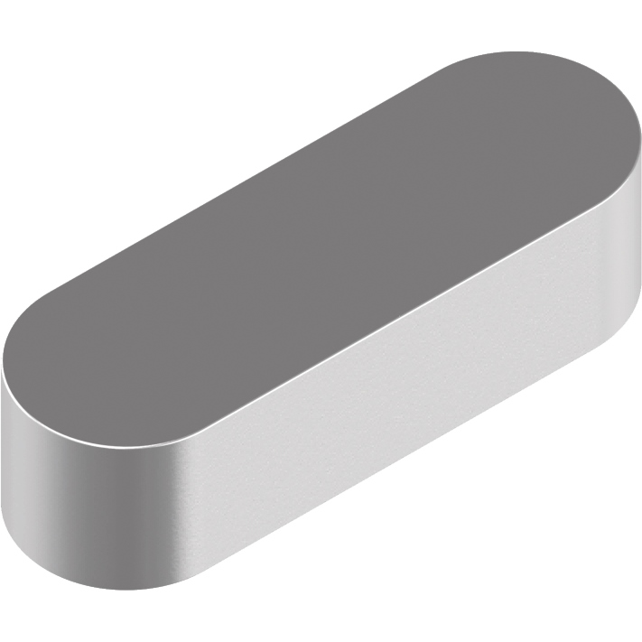 Passfeder DIN 6885-A Edelstahl 1.4571