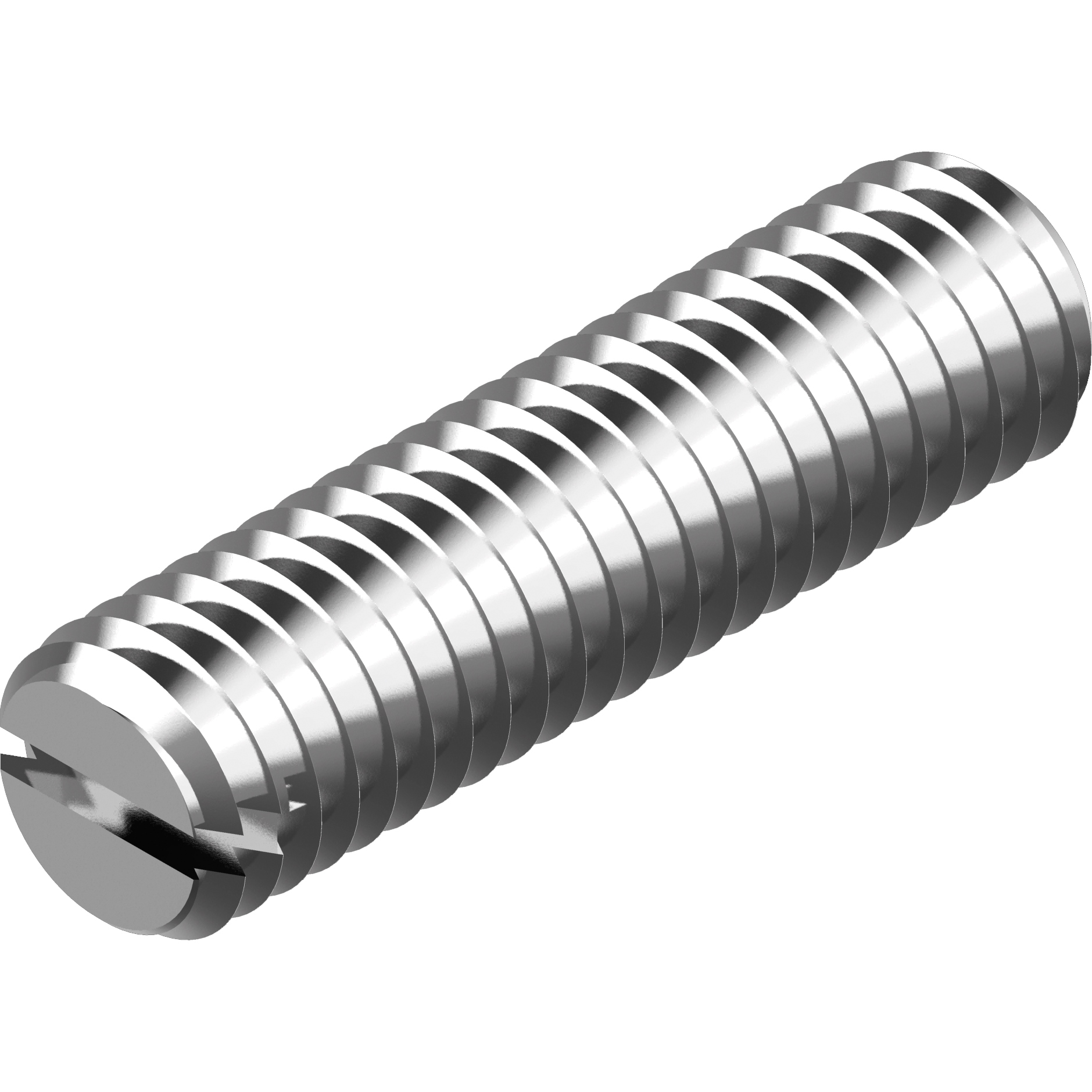 Gewindestift M8x25mm Schlitz Kegelkuppe DIN551 Edelstahl A2