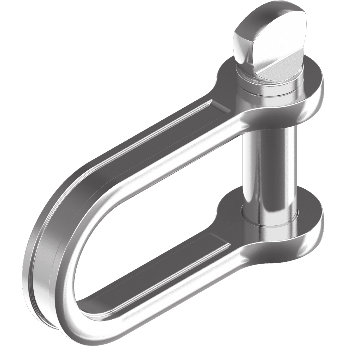 Flachschäkel Edelstahl A4-AISI316 mit Bund