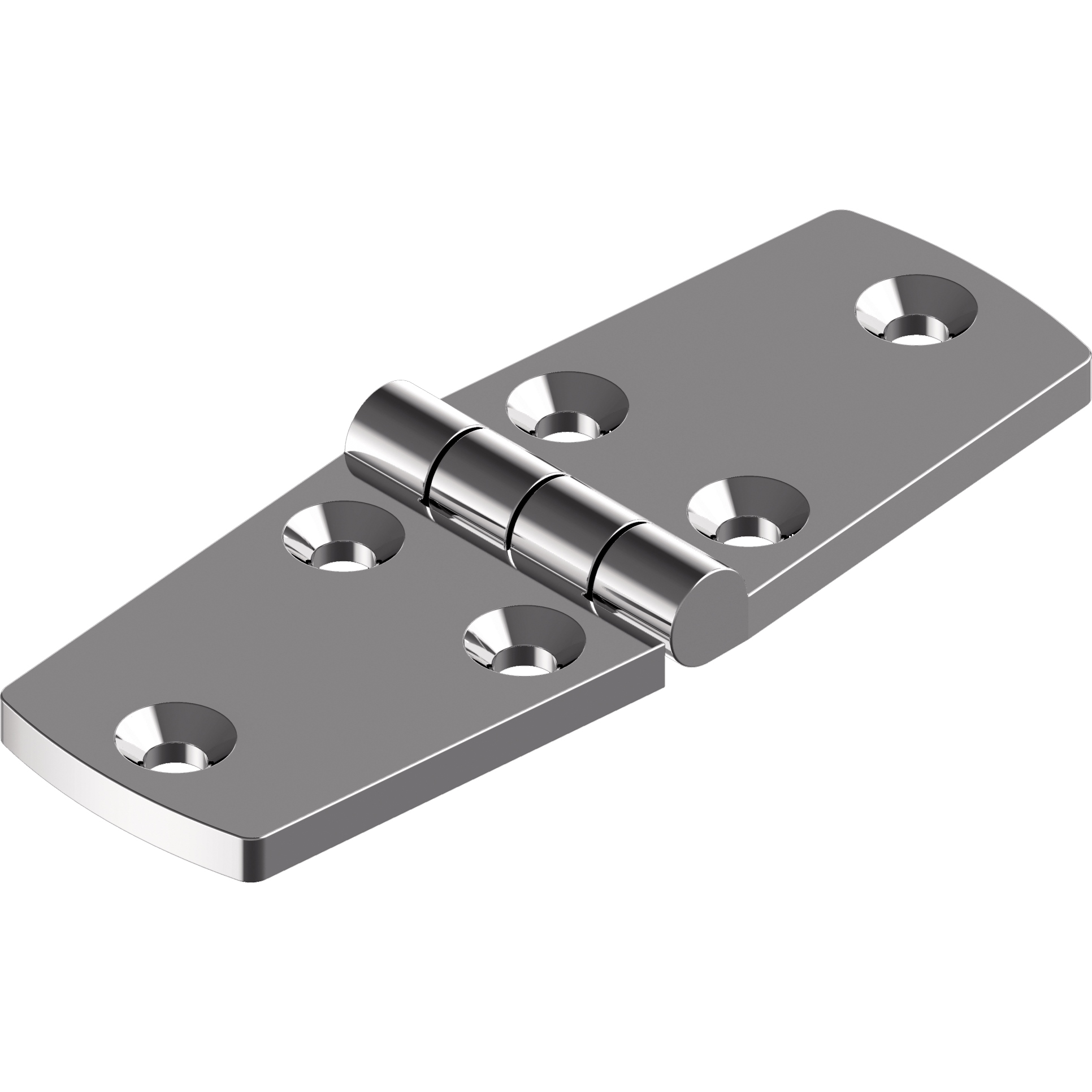 Scharnier Feinguss 76x38-102x38mm Edelstahl A4 poliert