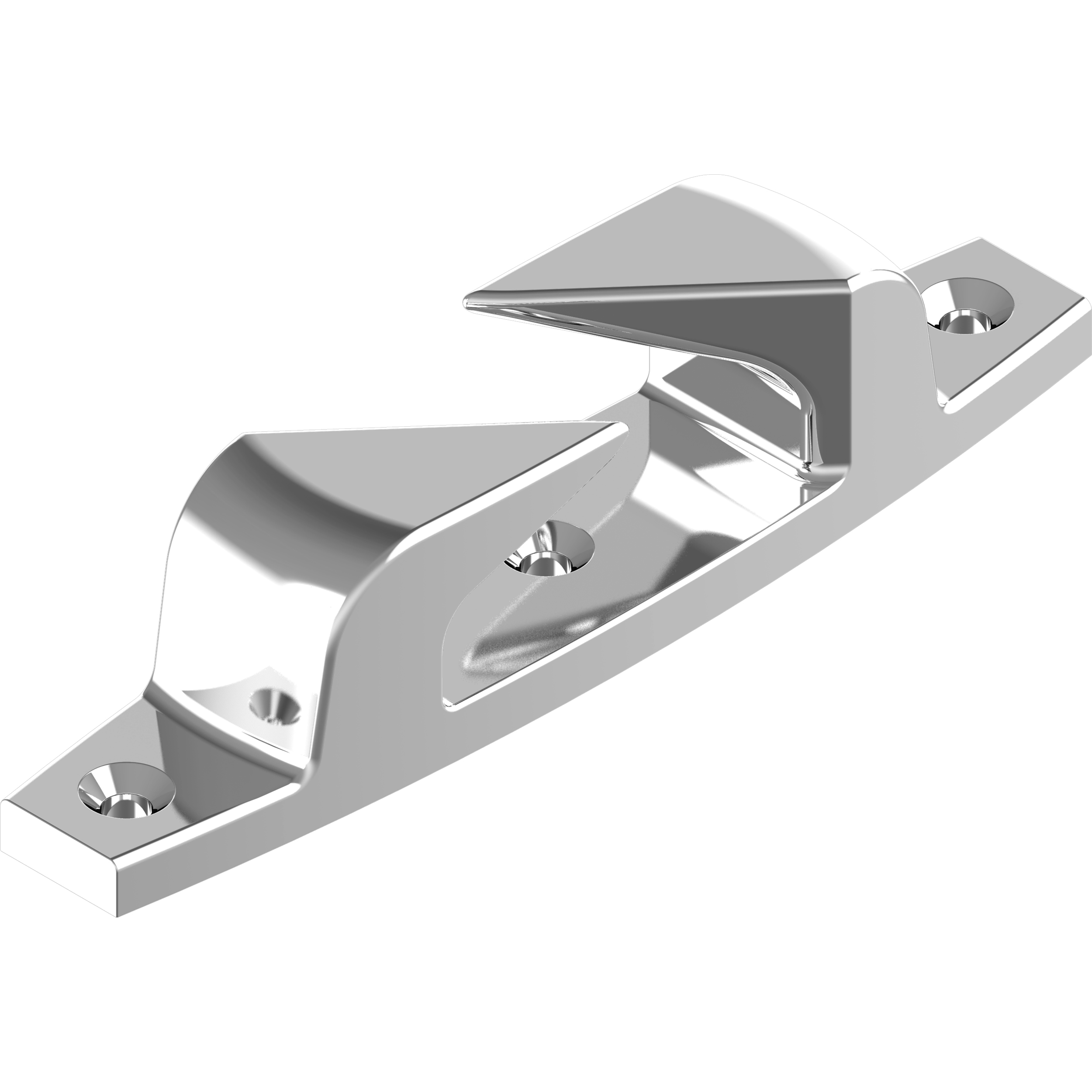 Lippklampe Backbord links L118mm Edelstahl A4