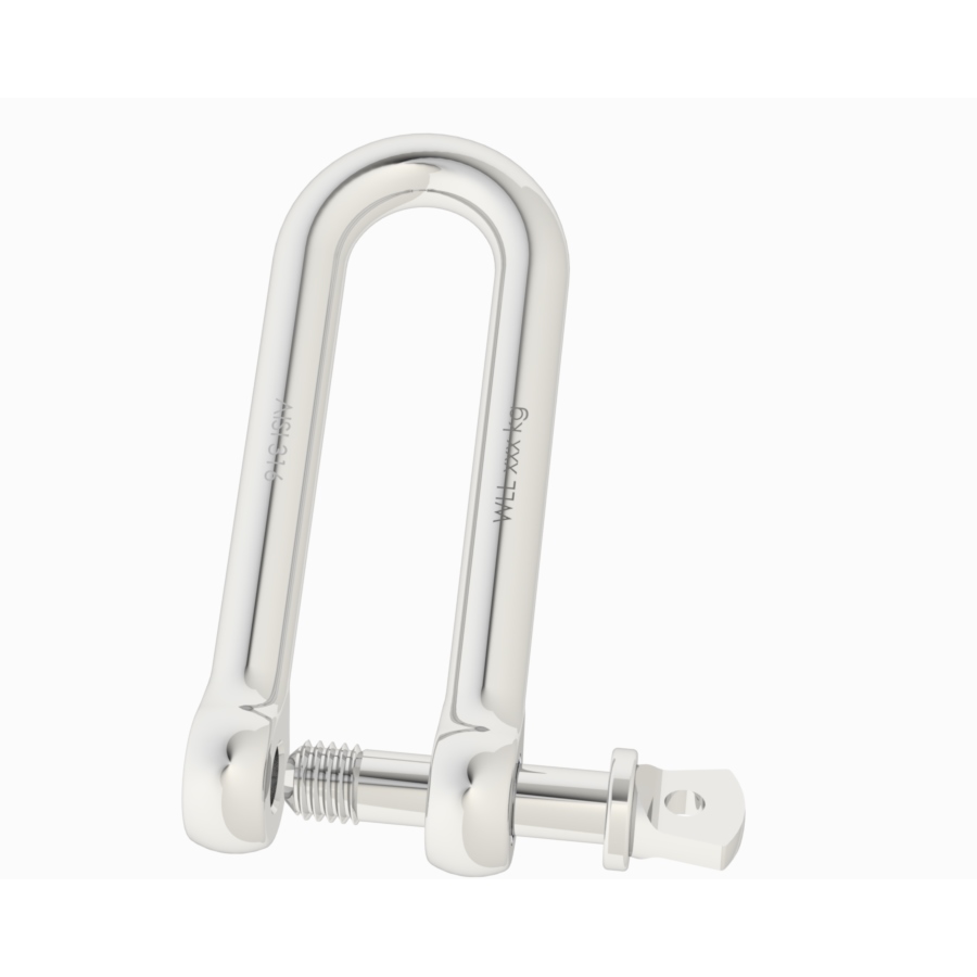 Standardschäkel Edelstahl A4-AISI316 lang