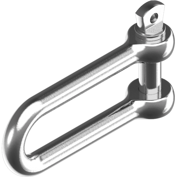 Rundschäkel Edelstahl A4-AISI316 lang