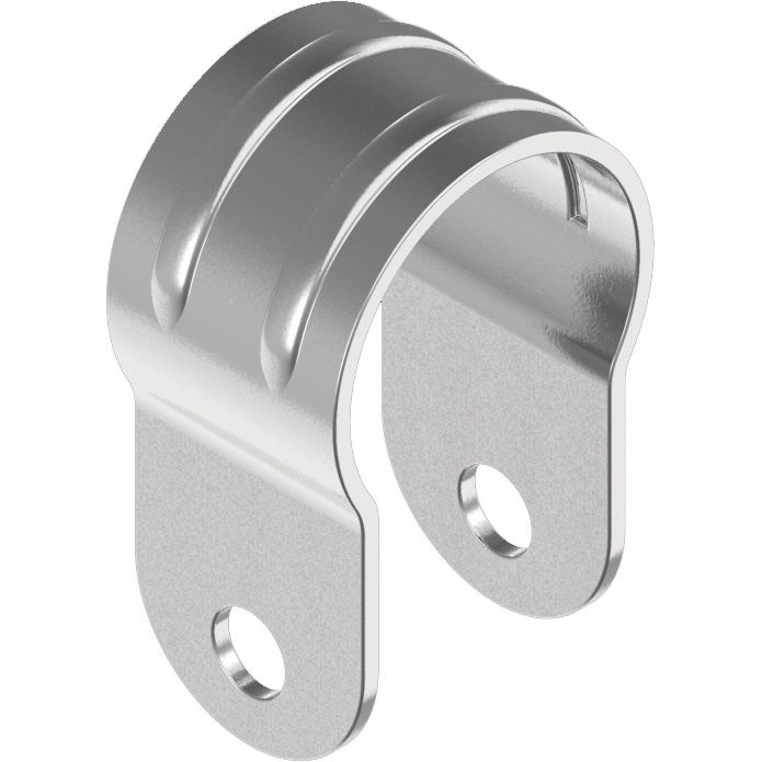 Rohrschelle innen Rohr D25mm L44mm Edelstahl A2