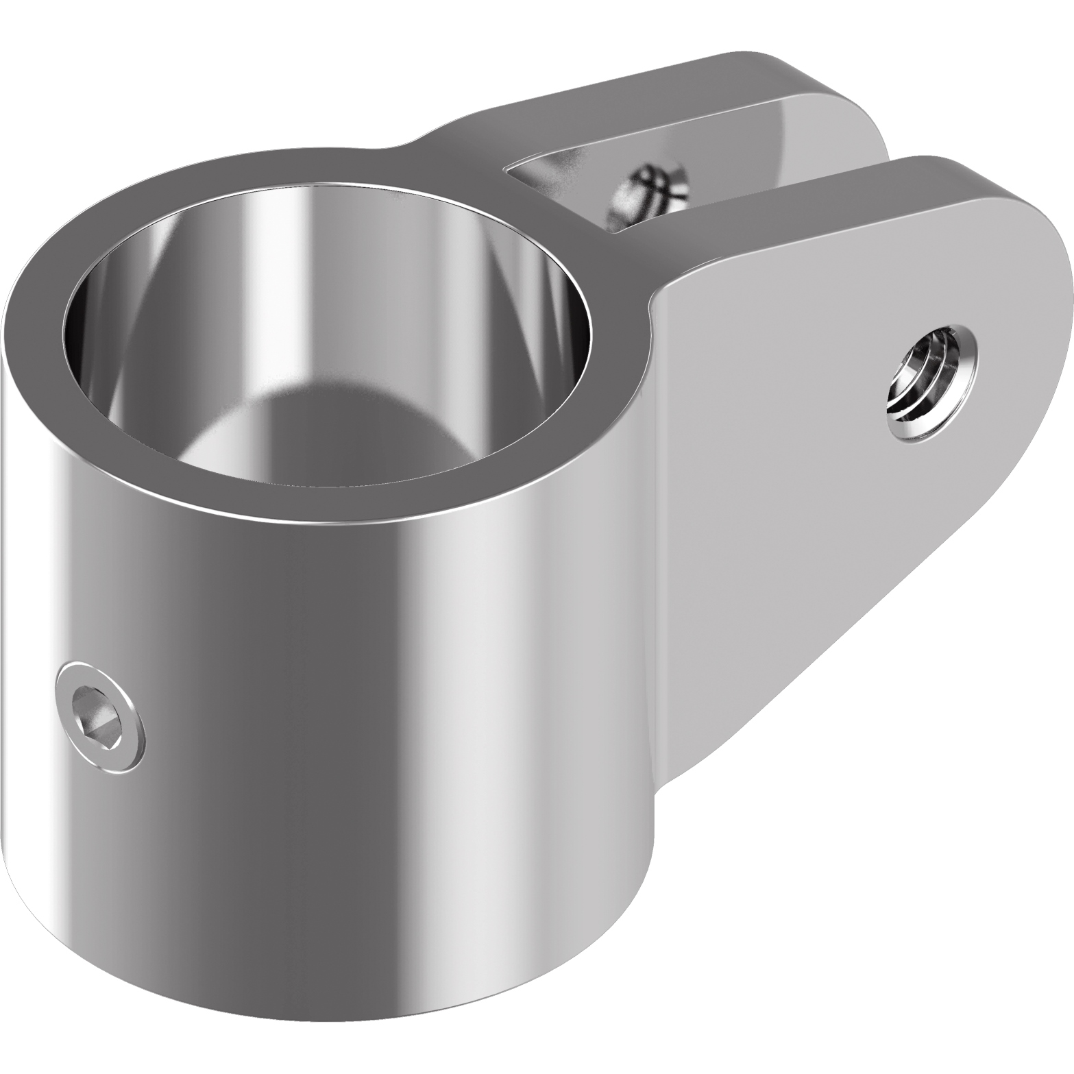 Rohrmittelstück D19mm Edelstahl A4