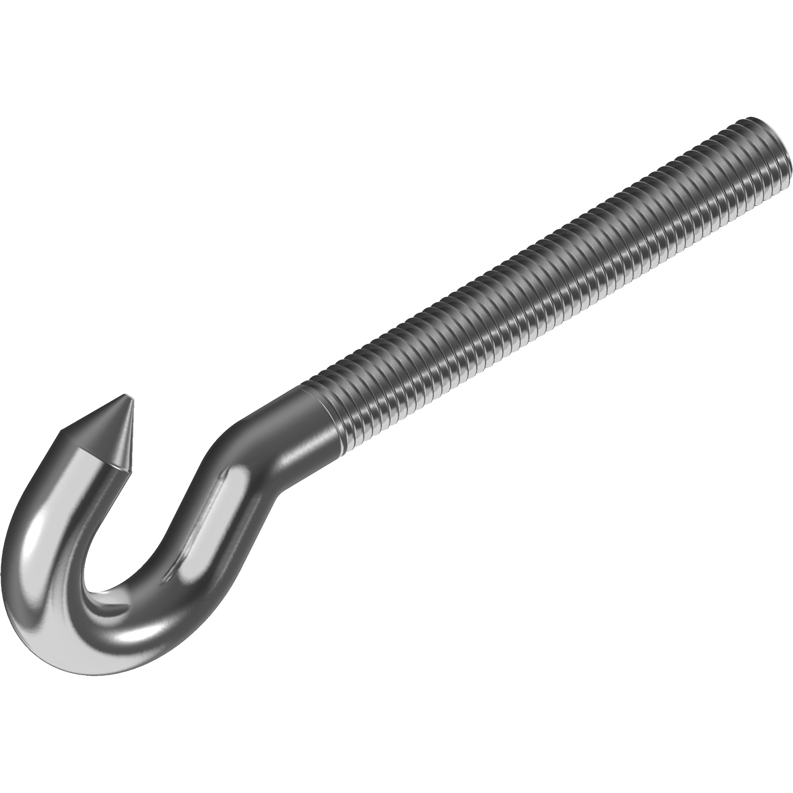 Hakenschraube M5x56/32mm S7,5mm Edelstahl A4 rechts
