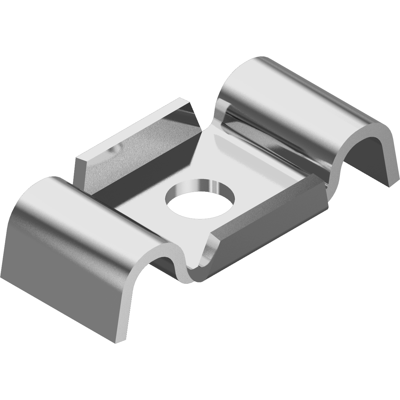 Klemmelement Schmetterling 52x26,44x2mm D9,5mm M8 A2