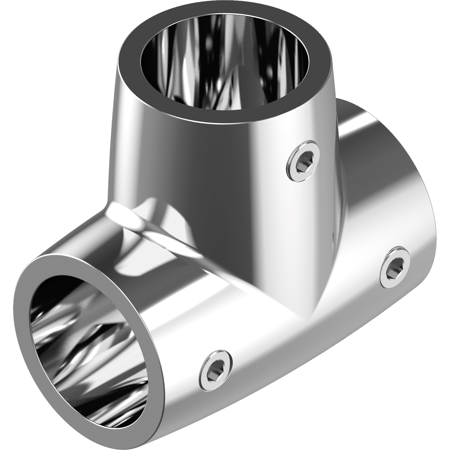 T-Stück 90° D22mm Edelstahl A4
