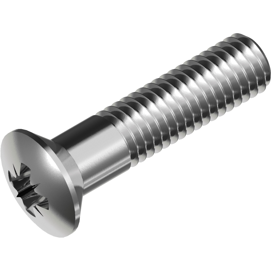 Linsensenkschraube M5x10mm PZ DIN966 Edelstahl A2
