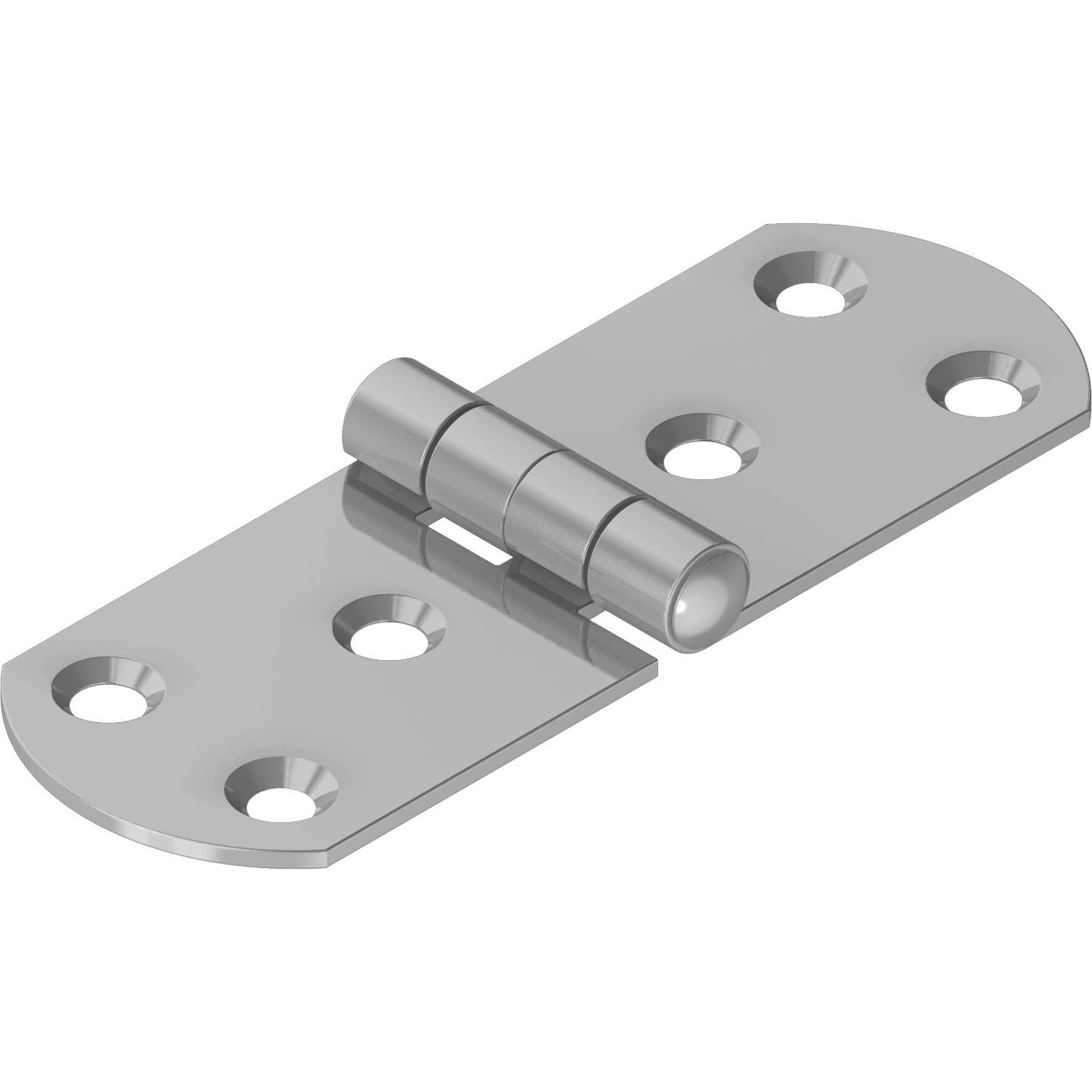 Scharnier Typ B 85x30x1,5mm Edelstahl A2 gestanzt poliert