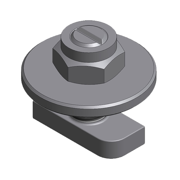Hammerkopfschraube M8x20mm Scheibe Gegenmutter