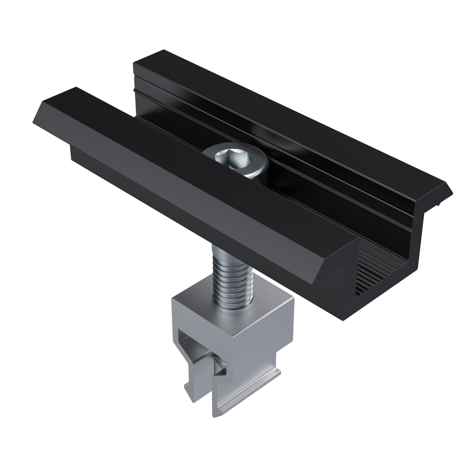 Mittelklemme WASICLIP H28-34mm L70mm B36mm schwarz 20um