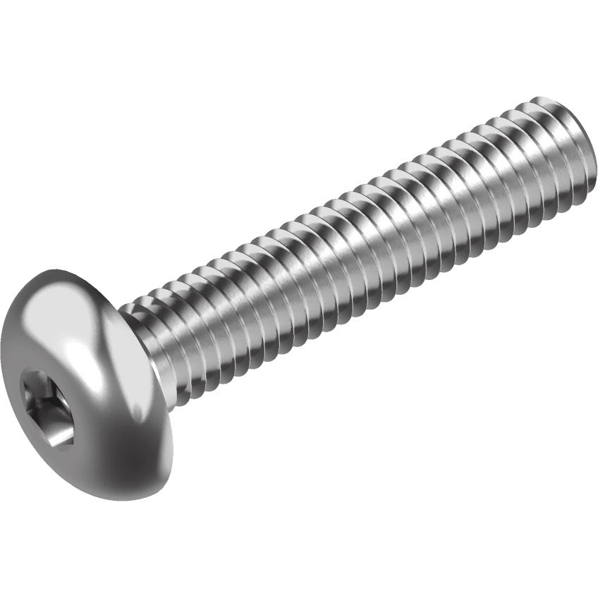 Zaunbauschraube M8x45mm ISO 7380-1 Edelstahl A2 VPE200