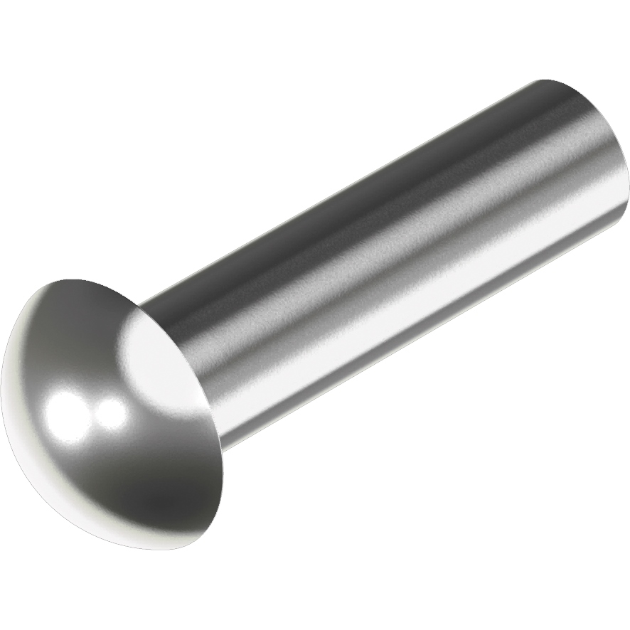 Halbrundniet DIN 660 4x8mm Edelstahl A2