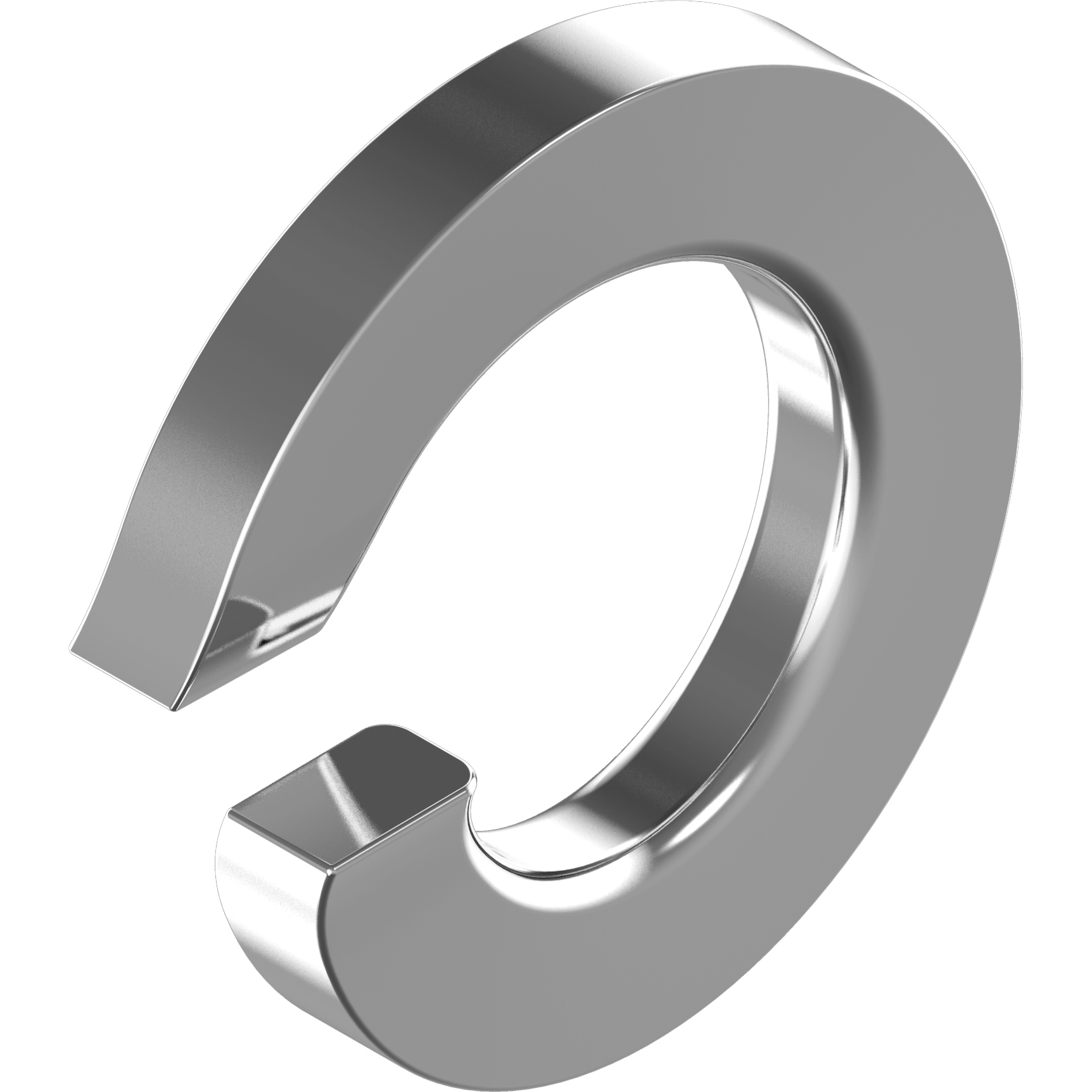 Federring DIN 127 Edelstahl 1.4310 / AISI 301 aufgebogen