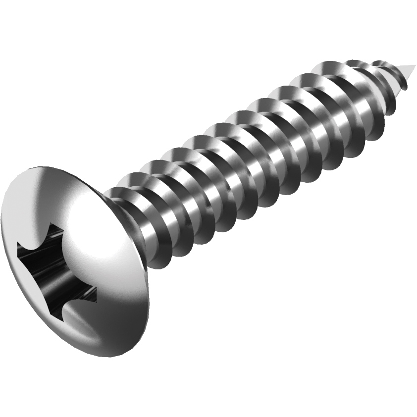 Blechschraube Linsensenk ST3,5x9,5mm Zapfen H DIN7983 A2