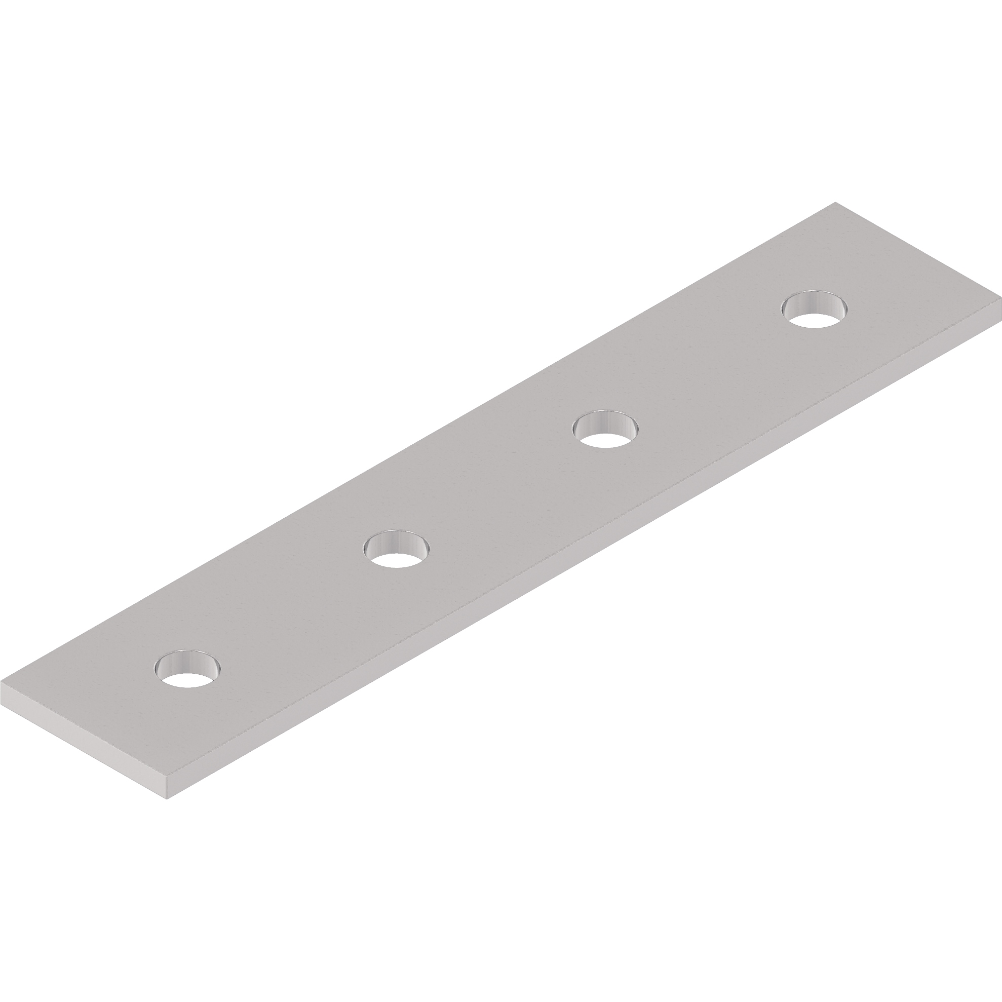 Montageschienenverbinder 4-Loch M10 200x40x5mm A2