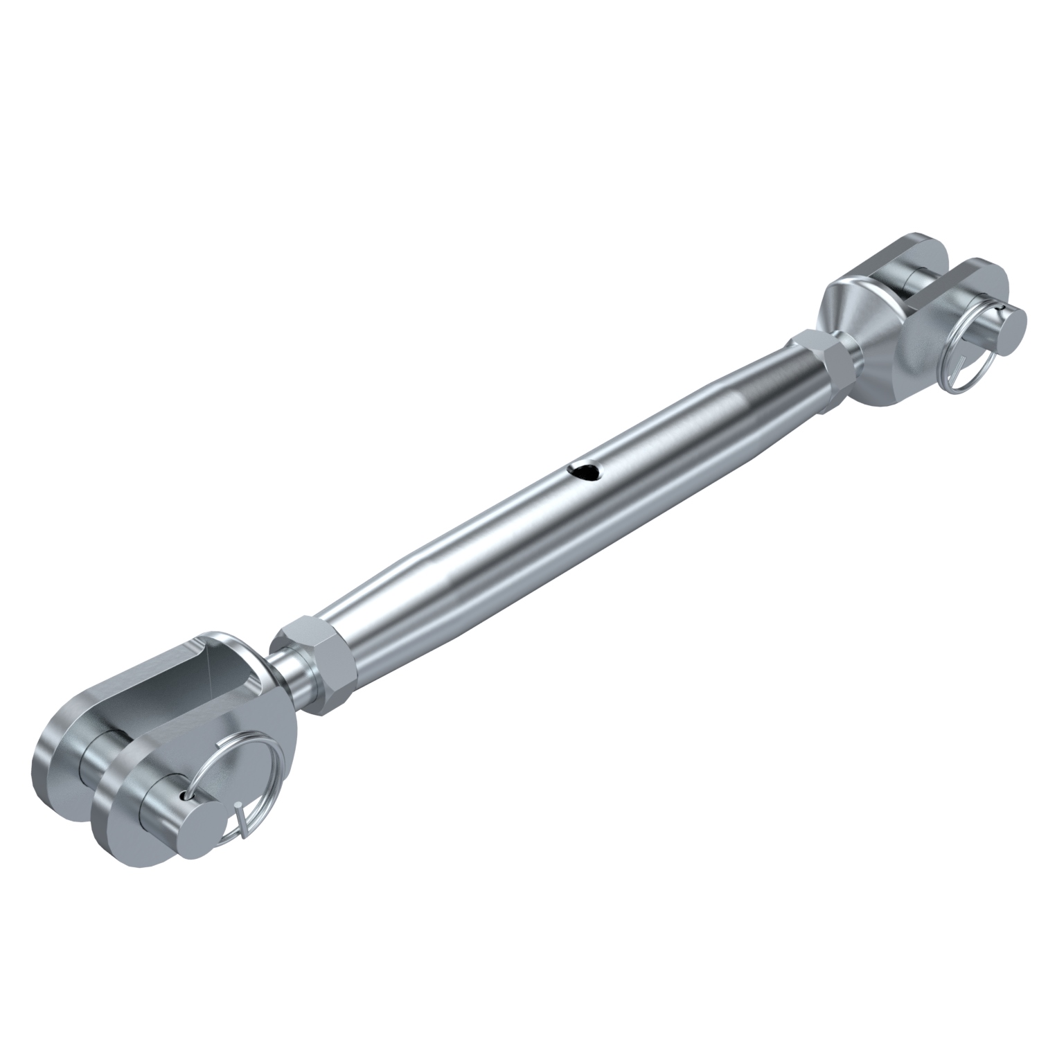 Wantenspanner Gabel/Gabel geschweißt Edelstahl A4