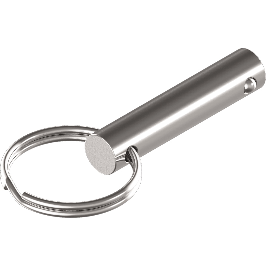 Steckbolzen Kugelsicherung D5x25mm N17mm Edelstahl A4
