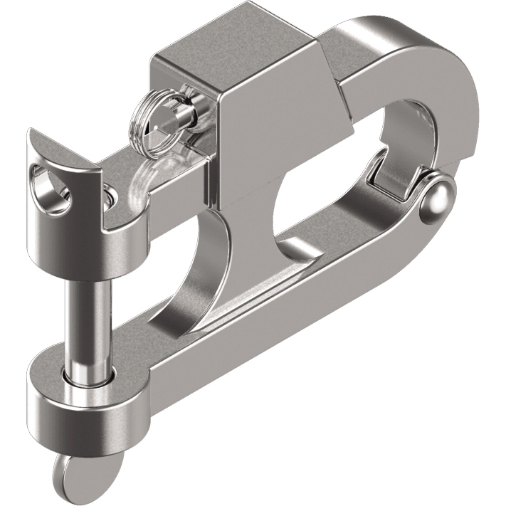 Wasserskihaken Schnappschäkel L60mm Edelstahl A4