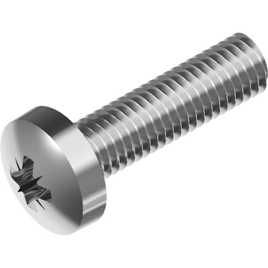 Linsenkopfschraube DIN 7985-Z PZ2 Edelstahl