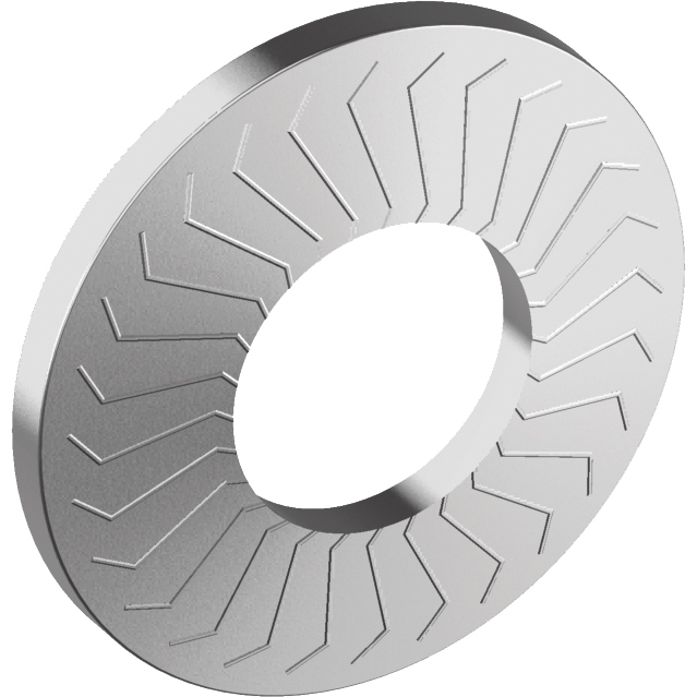 Sperrkantscheibe M4 Form S schmal 4,1x8,2x1mm A4