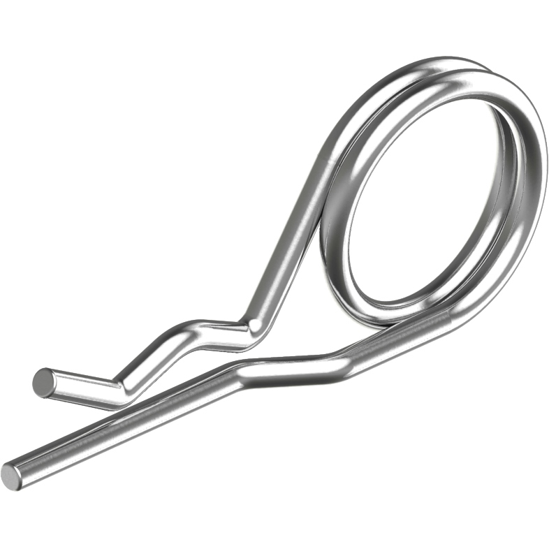 Federstecker DIN 11024 Edelstahl doppelt