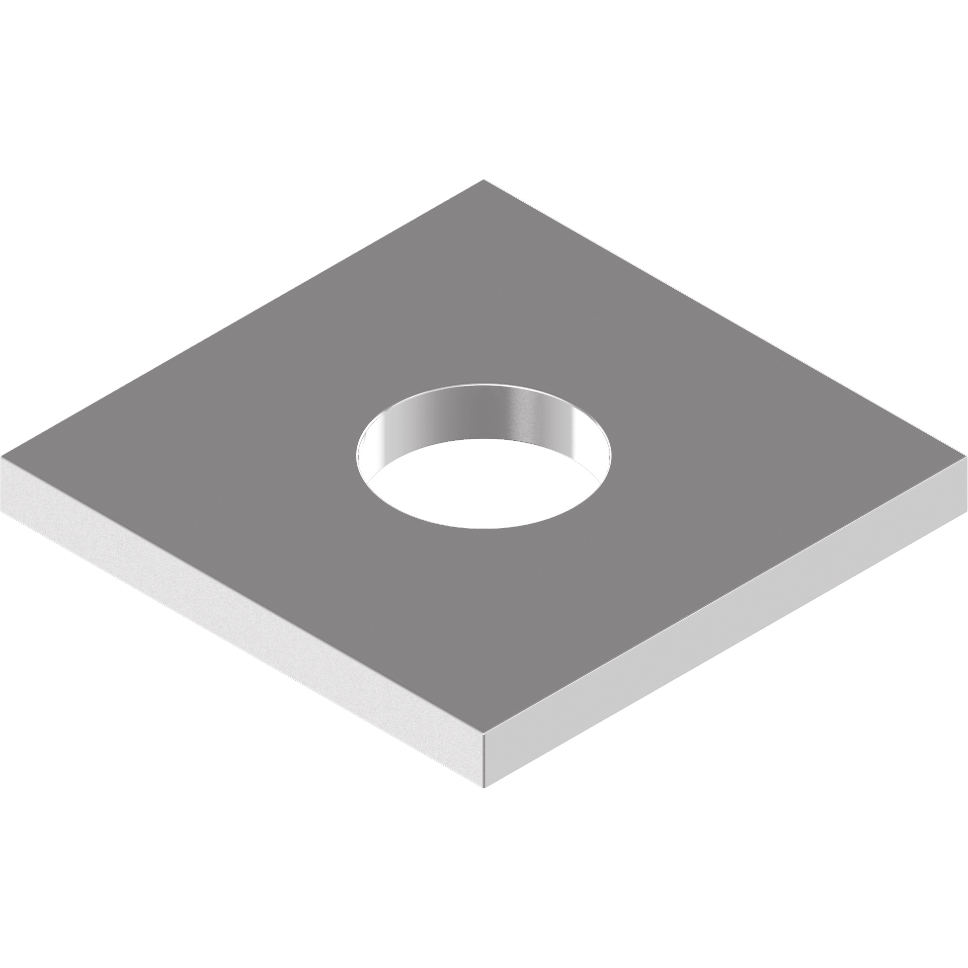 Klemmplättchen M8 30x29x2x9mm ähnlich DIN 436 A2
