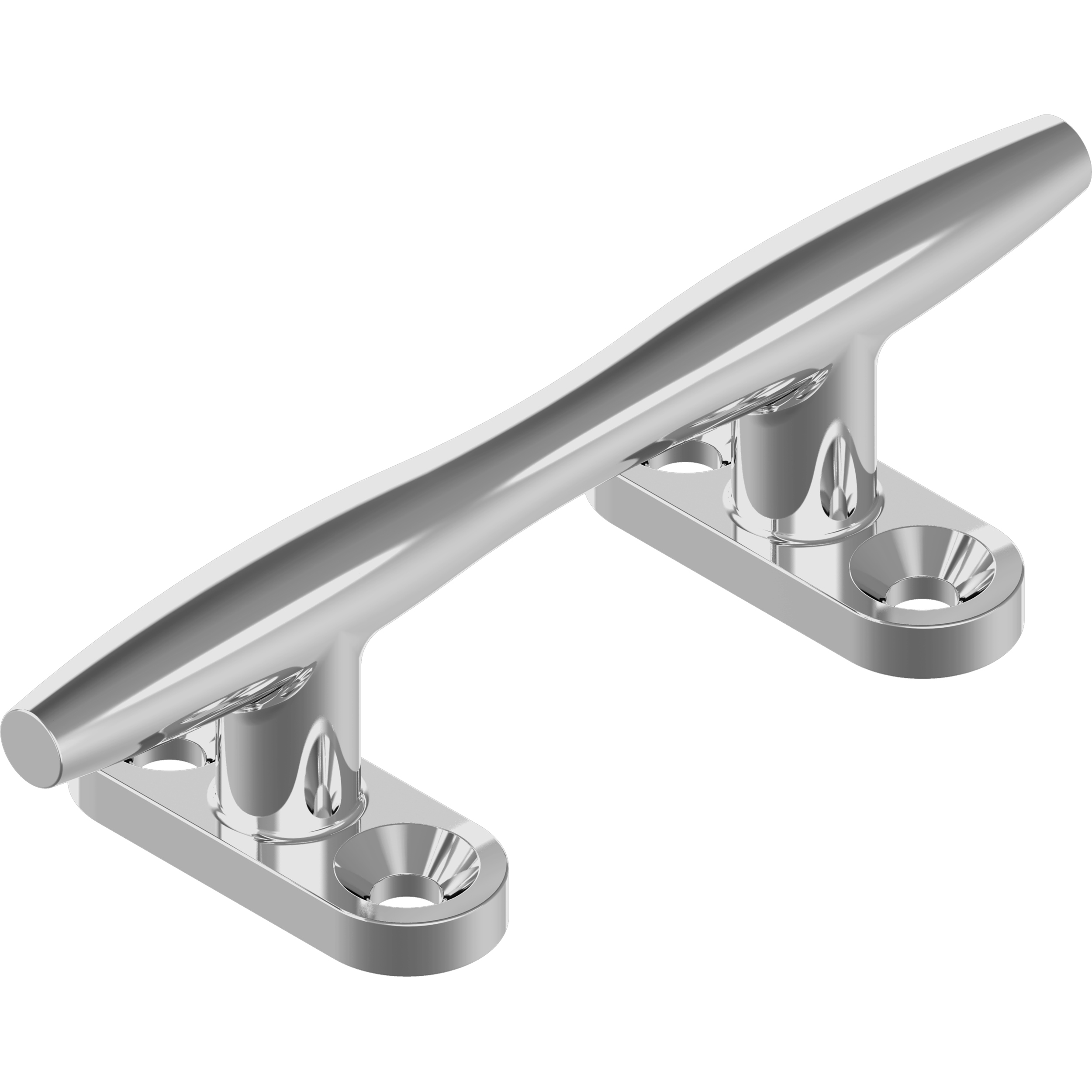 Belegklampe rund 4 Bohrungen Edelstahl A4