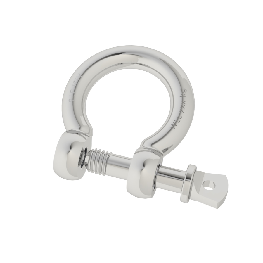 Standardschäkel Edelstahl A4-AISI316 geschweift
