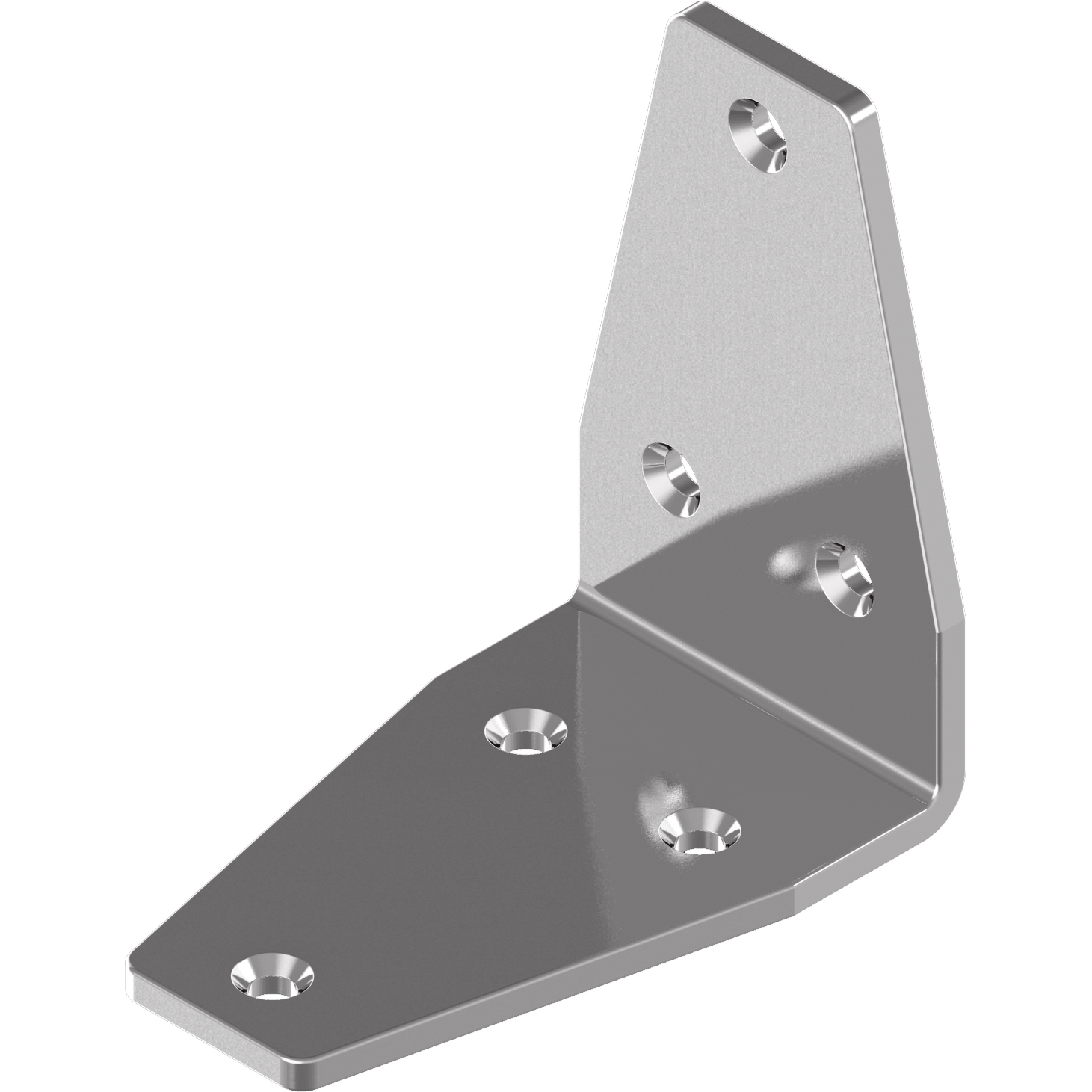 Winkel Edelstahl A2-AISI304 breit