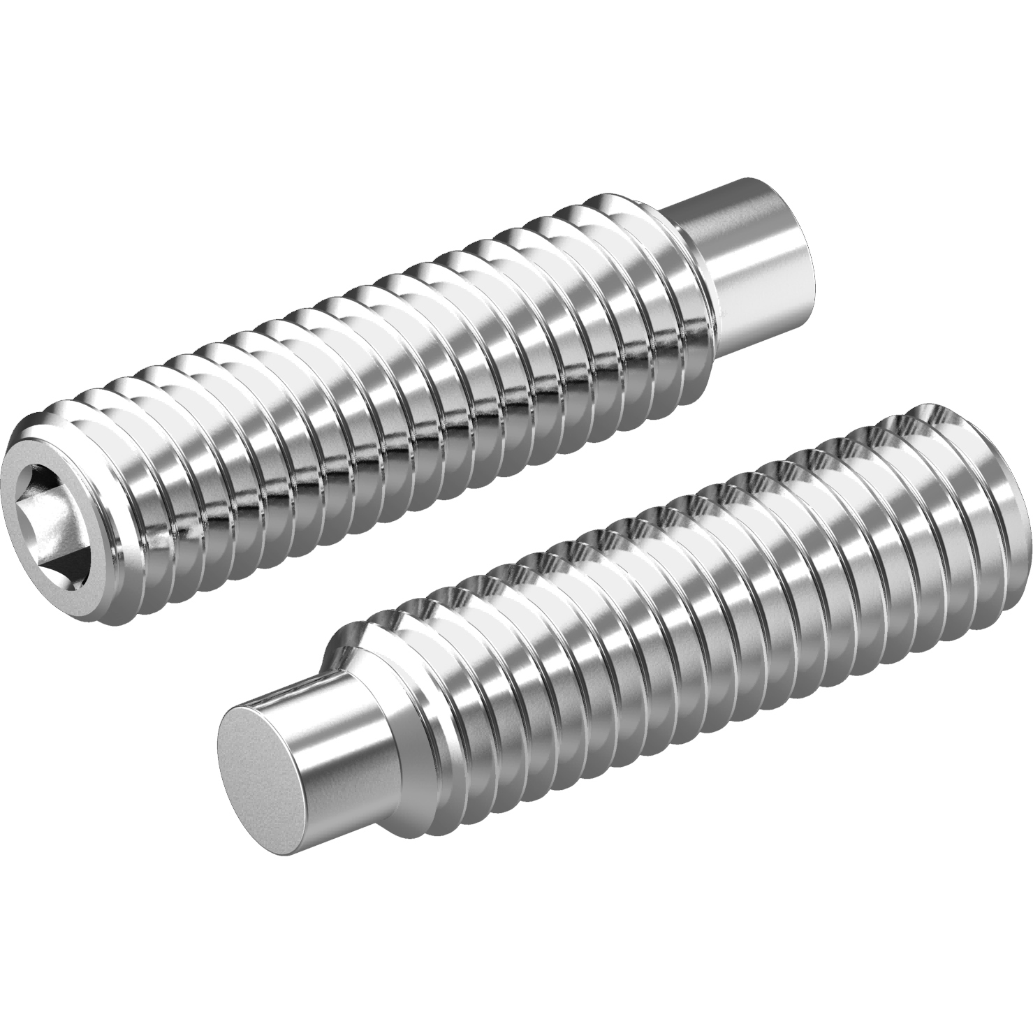 Gewindestift DIN 915/ISO 4028 Zapfen A2