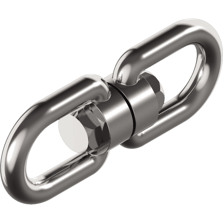 Wirbelschäkel Auge/Auge Edelstahl A4