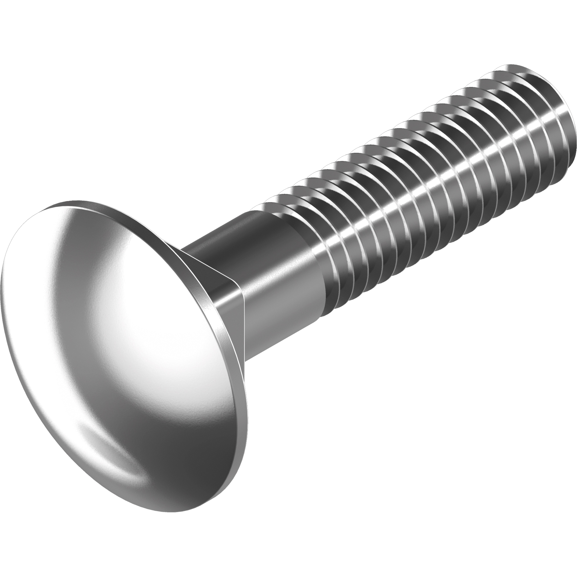 Flachrundschraube M10x50mm Teilgew. Vierkant DIN603 A2-70