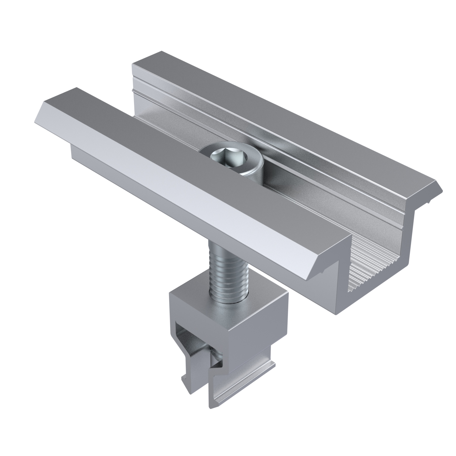 Mittelklemme WASICLIP H28-34mm L70mm B36mm EN-AW6063
