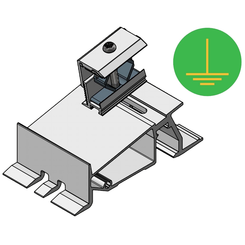 Vorderfuß ValkPro+ P/L10° Seite Aluminium