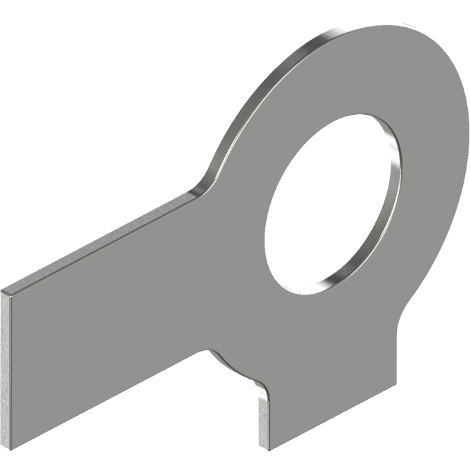 Sicherungsblech D8,4mm 2 Lappen DIN 463 Edelstahl A4 M8