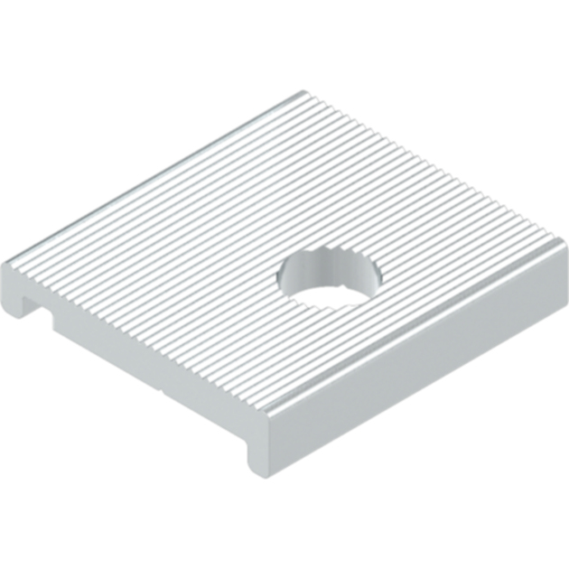 Montageplättchen M10 36x40mm Bohrung 10,5mm AlMgSi0,5 F25