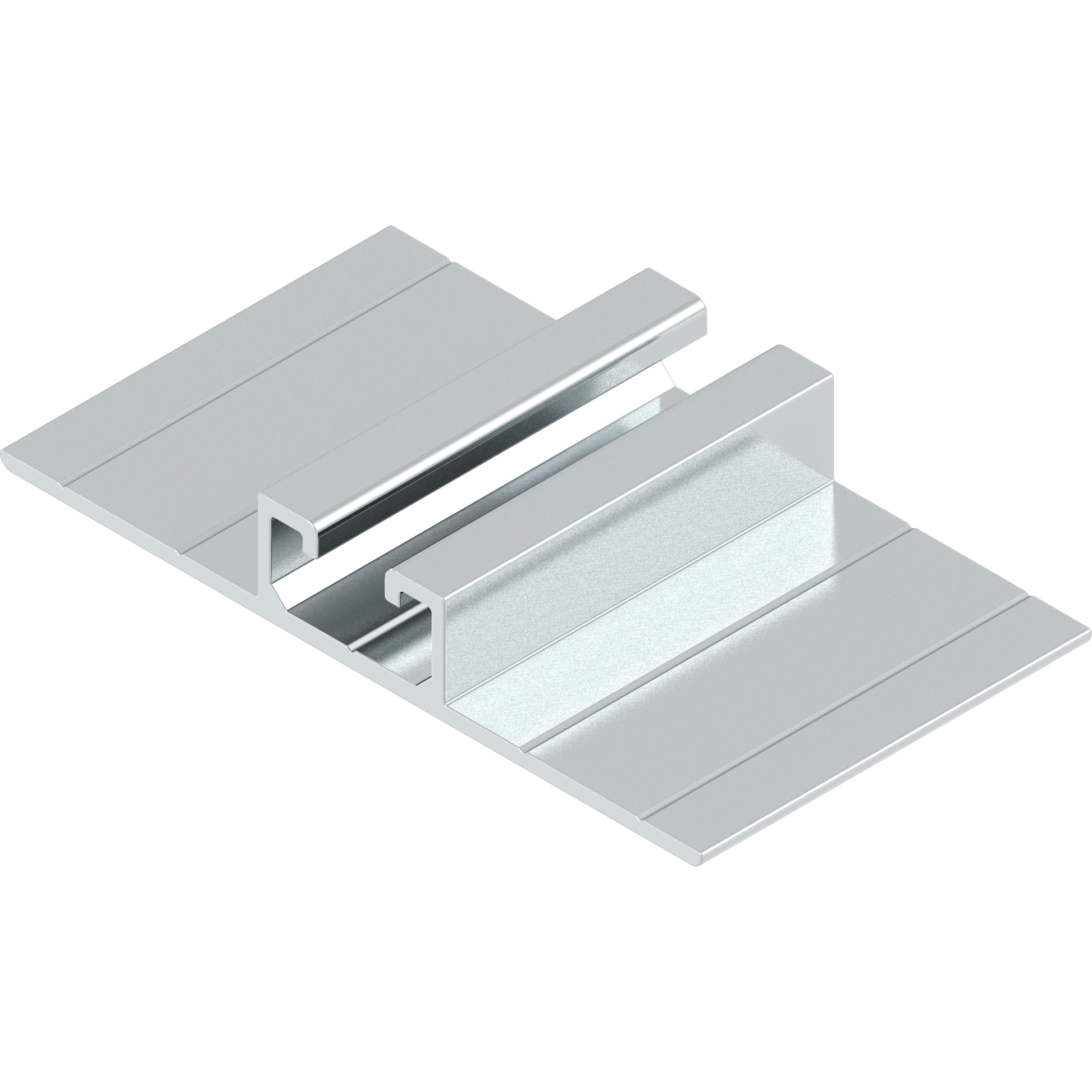 Montageschiene flache Form 90x6200mm AluF25