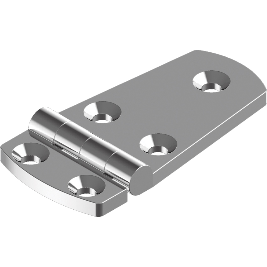 Scharnier Feinguss 56x38-75x38mm Edelstahl A4 poliert