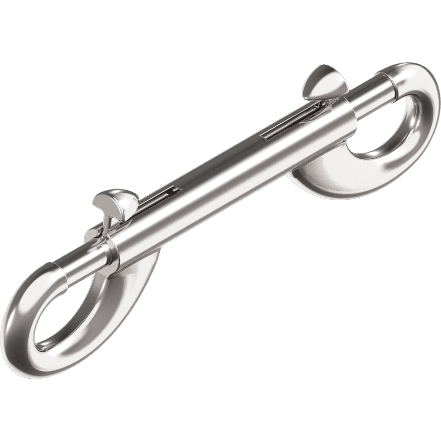 Doppelkarabiner Edelstahl A4-AISI316
