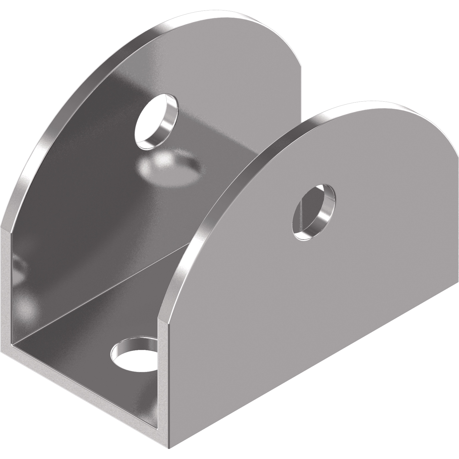 U-Stützprofil 48x28x2mm Edelstahl A4