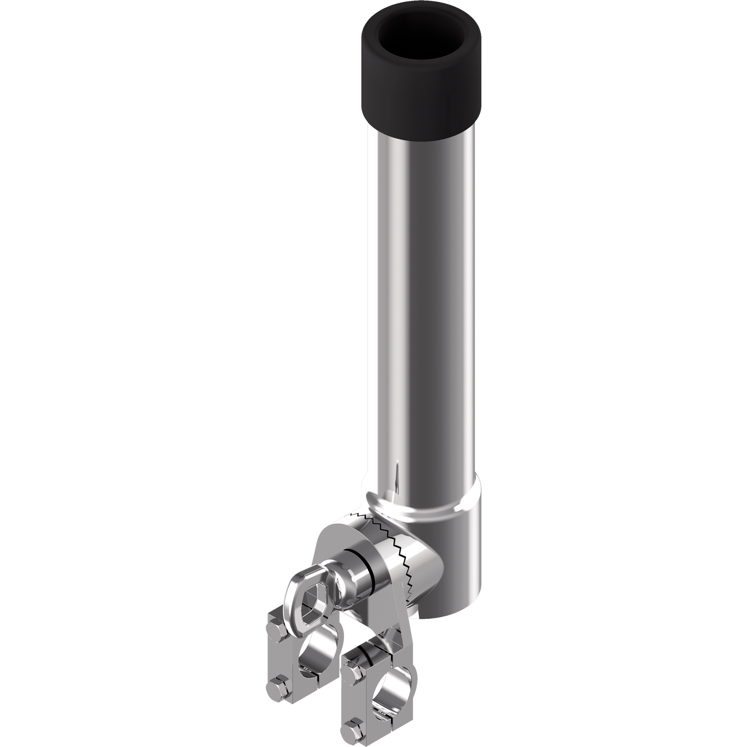 Angelrutenhalter für Reling 360mm Edelstahl A4